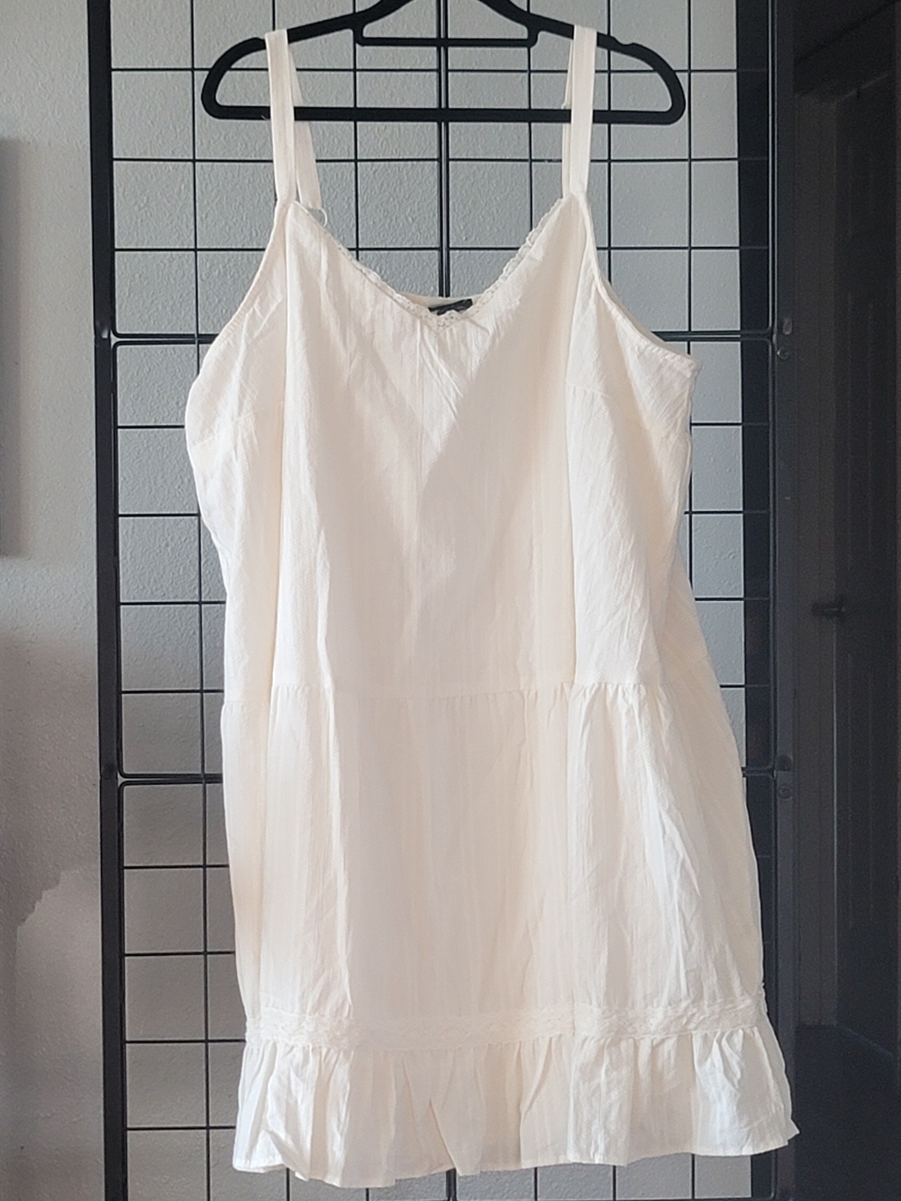 Torrid Drop-Waist Lace-Trim Mini Dress - Picture 4 of 5